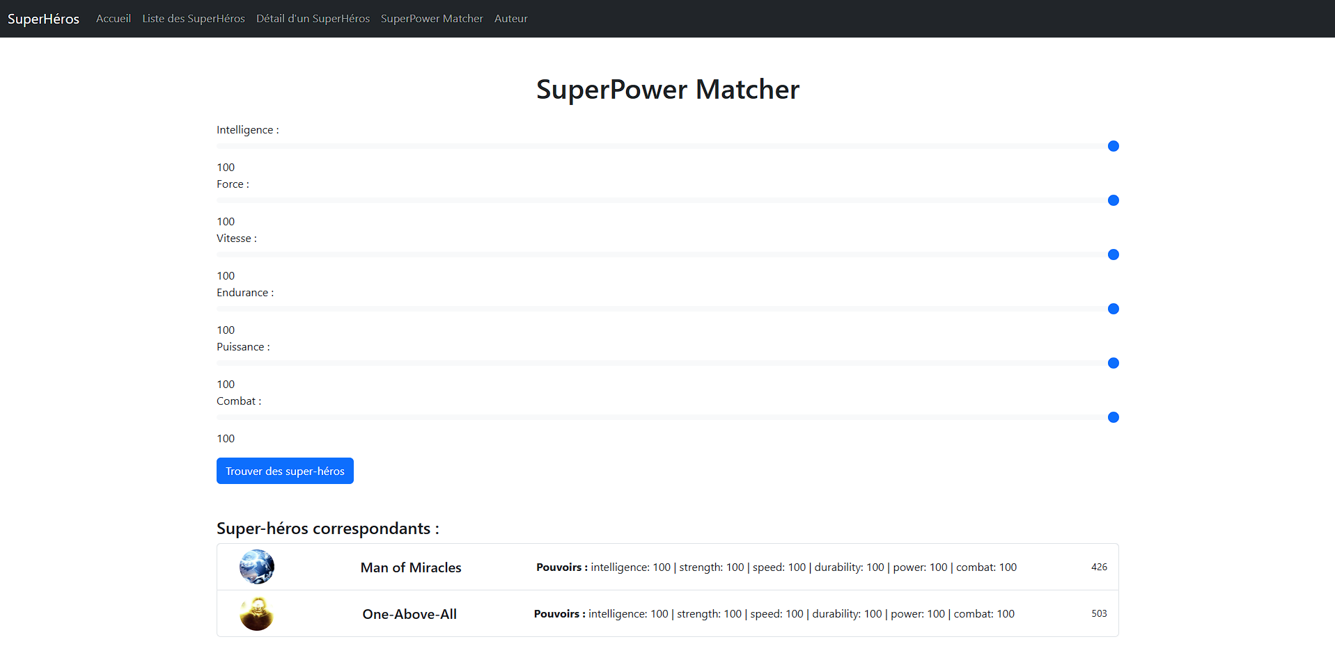 Projet Vue.js