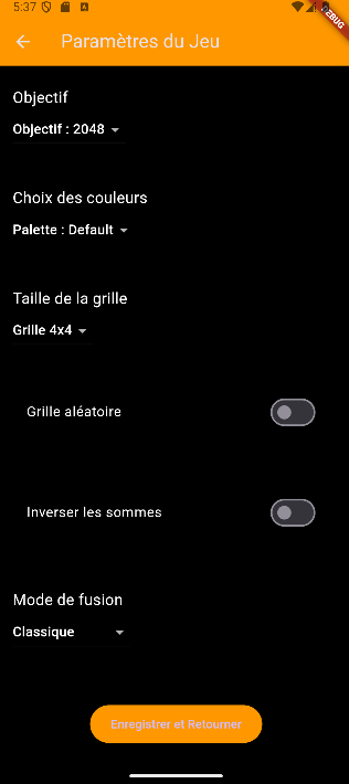 Projet Flutter