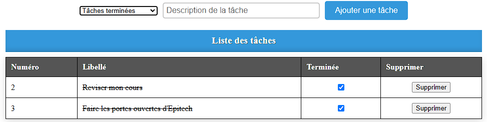 Projet Flutter